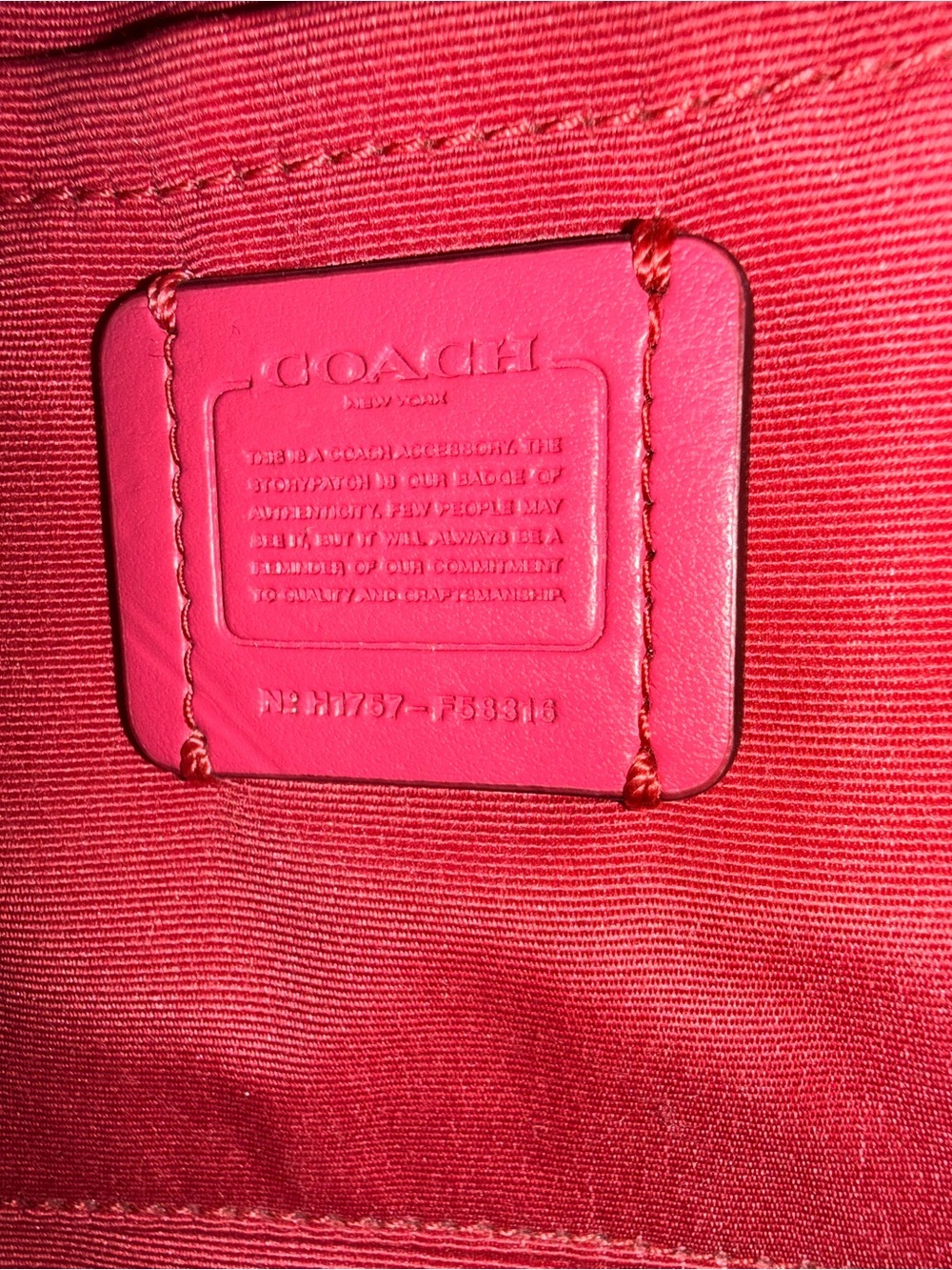 Coach East/West Pop Up Crossbody with Pink Leather Removable Pouch - Picture 4 of 15